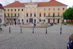 Spaziergang durch die Altstadt von Regensburg auf dem Weg zum Schlossfestspiel-Konzert