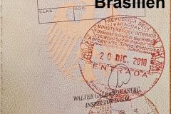 Reisepass 2006 von Werner Deck – Beginn internationaler Reisen mit Stempeln aus Brasilien, USA und Südamerika