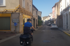 Rhône-Radweg Tag 2 zwischen Saint-Vallier, Tournon-sur-Rhône, Valence und Le Pouzin entlang der ViaRhôna.