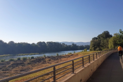 Rhône-Radweg 2026 – 3. Etappe von Le Pouzin nach Mornas mit Eindrücken der Strecke, Sehenswürdigkeiten, Pausen und Landschaft entlang der ViaRhôna