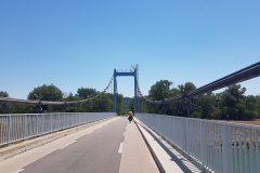Rhône-Radweg 2026 – 3. Etappe von Le Pouzin nach Mornas mit Eindrücken der Strecke, Sehenswürdigkeiten, Pausen und Landschaft entlang der ViaRhôna