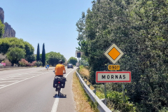 Rhône-Radweg 2026 – 3. Etappe von Le Pouzin nach Mornas mit Eindrücken der Strecke, Sehenswürdigkeiten, Pausen und Landschaft entlang der ViaRhôna