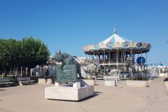 Die letzte Etappe auf dem Rhône-Radweg führte von Saintes-Maries-de-la-Mer nach Montpellier – durch die Camargue, vorbei an Flamingos, Lagunen und dem Mittelmeer