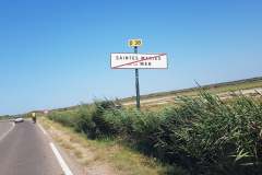 Die letzte Etappe auf dem Rhône-Radweg führte von Saintes-Maries-de-la-Mer nach Montpellier – durch die Camargue, vorbei an Flamingos, Lagunen und dem Mittelmeer