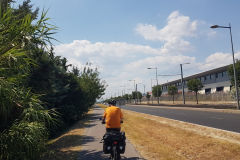 Rhône-Radweg 2026 – 6. Etappe von Saintes-Maries-de-la-Mer nach Montpellier mit Eindrücken der Camargue, Flamingos, Mittelmeerküste und der Ankunft in Montpellier