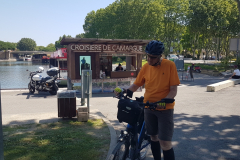 Die letzte Etappe auf dem Rhône-Radweg führte von Saintes-Maries-de-la-Mer nach Montpellier – durch die Camargue, vorbei an Flamingos, Lagunen und dem Mittelmeer