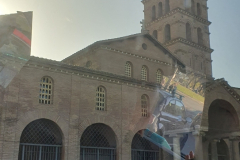 Romreise mit Andreas Englisch 2025. Fahrt zur Kapelle Sancta Sanctorum