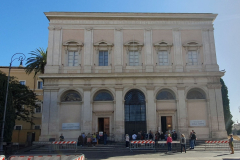 Romreise mit Andreas Englisch 2025. Fahrt zur Kapelle Sancta Sanctorum