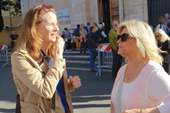 Romreise mit Andreas Englisch 2025. Fahrt zur Kapelle Sancta Sanctorum