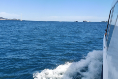 Côte d’Azur Reise Port Grimaud – Saint-Tropez. Blaues Meer