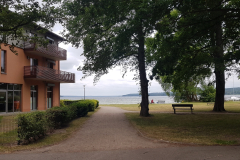 Blick auf den Tollensee zu Beginn der Seenplatte Radtour vierte Etappe