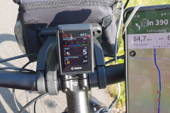 Display zeigt meinen fast leeren E-Bike-Akku