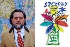 Stefan Szczesny präsentiert seine Kunstwerke bei der Benefizgala 2007 auf der Insel Mainau