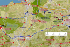 Plan der Radtour am Chiemsee im Chiemgau, September 2025, Tag 3