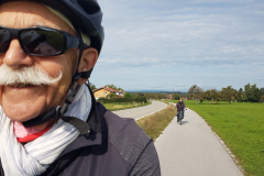 Gutes Wetter bei Radtour am Chiemsee im Chiemgau, September 2025, Tag 3
