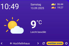 Nur 9° auf dem Hochfelln. Radtour am Chiemsee im Chiemgau, September 2025, Tag 3