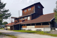 Museum Torfbahnhof. Radtour am Chiemsee im Chiemgau, September 2025, Tag 3