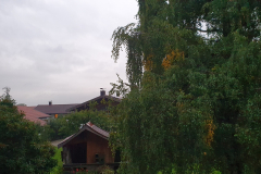 Fensterblick. Tag 4 - Radtour Chiemsee Chiemgau September 2025