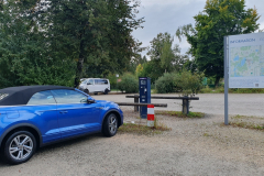 Parkgebühr auch Sonntags.  Tag 4 - Radtour Chiemsee Chiemgau September 2025