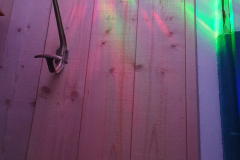 Flusskreuzfahrt Etappe 9 – Originelle Café-Toilette mit Disco-Licht in Tournon-sur-Rhône