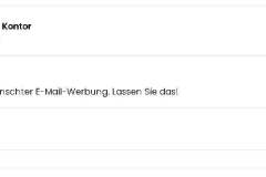 Weitere kritische Bewertungen zu unerwünschter E-Mail-Werbung