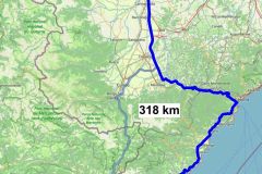 Côte d’Azur Rückreise Turin – Abfahrt in Grasse, Fahrtroute