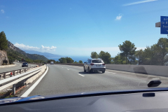 Côte d’Azur Rückreise Turin – auf der Autobahn durch die ligurischen Alpen