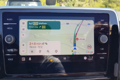 Côte d’Azur Rückreise Turin. Auf der Autobahn in Italien, Ankunft in Turin. Stauankündigung