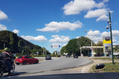 Côte d’Azur Rückreise Turin. Auf der Autobahn in Italien, Ankunft in Turin. 