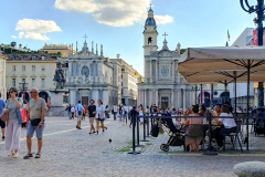 Côte d’Azur Rückreise Turin – Piazza San Carlo Turin. 