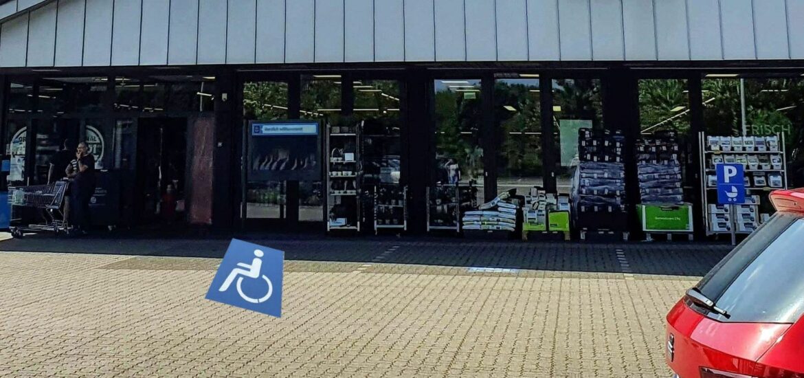 Behindertenparkplatz