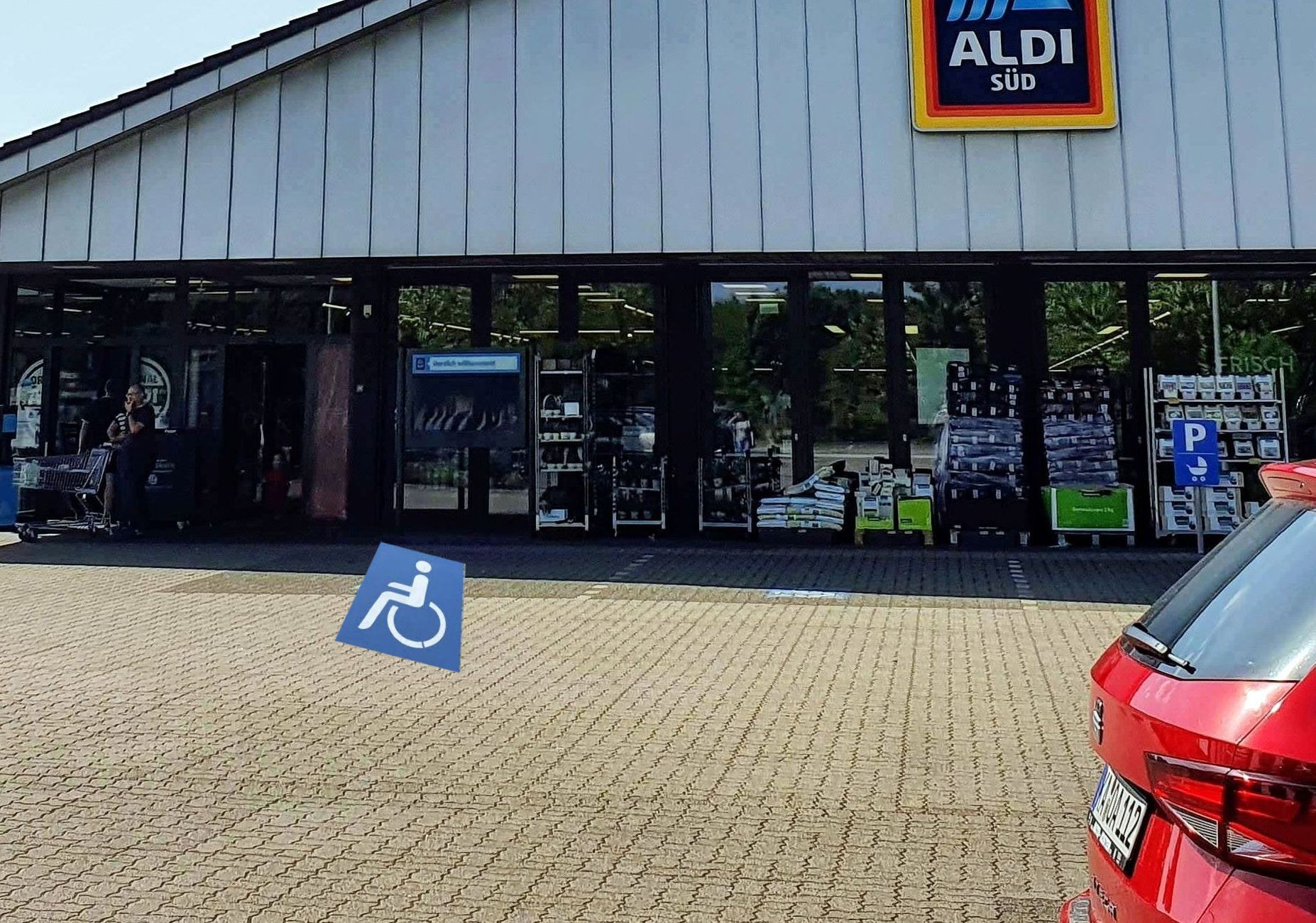 Behindertenparkplatz