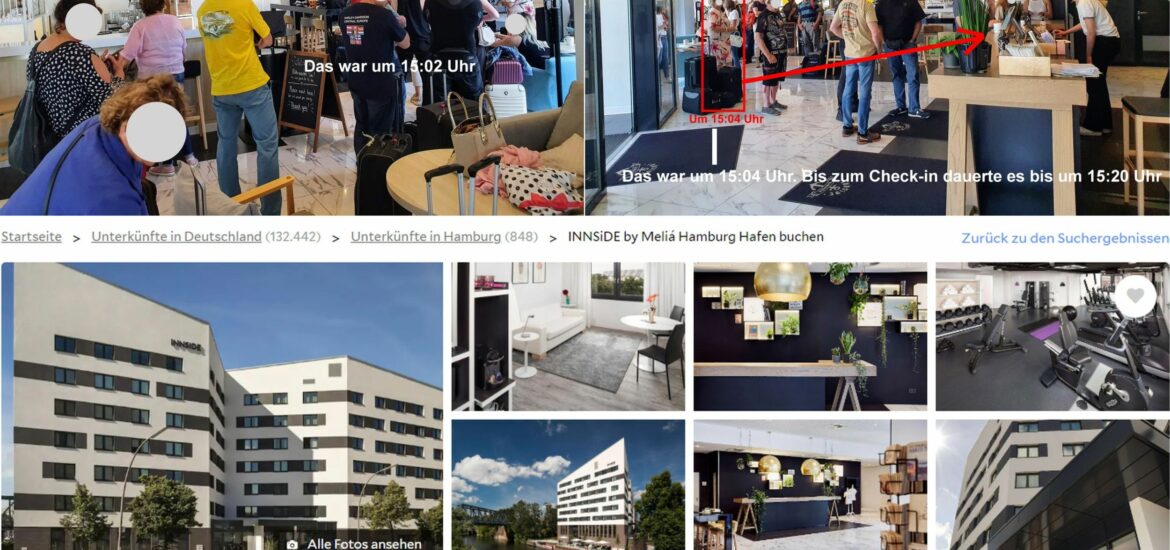 Chaotischer Check-in