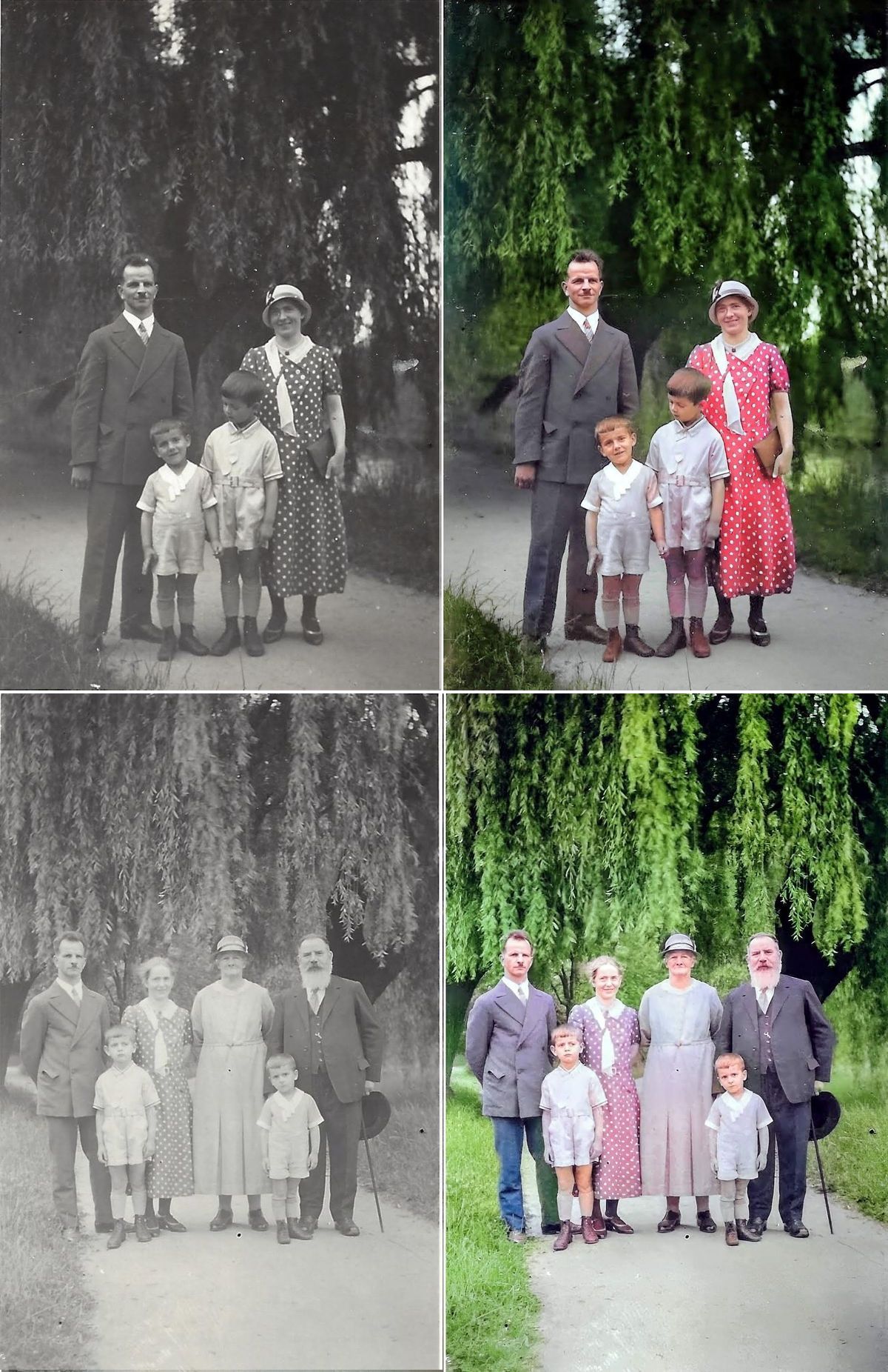 Familien Großvater und Urgroßvater Friedrich Alfons Deck um 1940