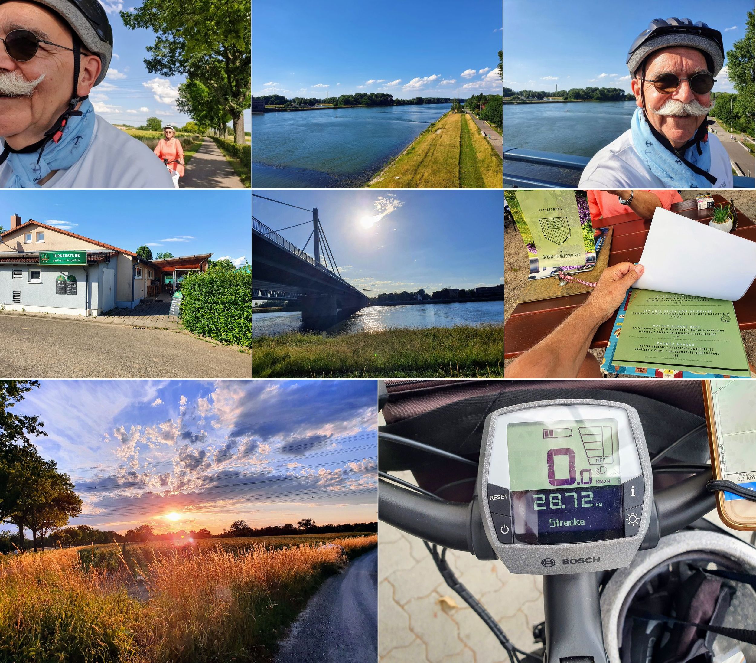 Mit dem Fahrrad nach Wörth und zurück