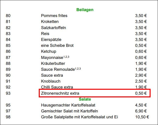 Zitronenschnitz extra