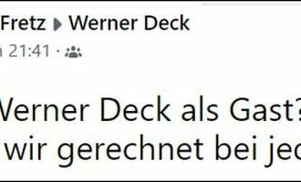 Waldemar Fretz ehem DEHOGA Eiswürfel Werner Deck