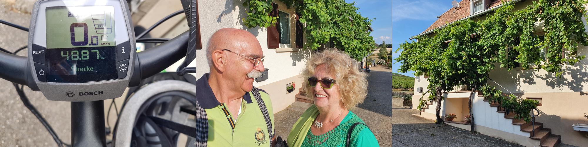 Ankunft an unserer Unterkunft in Pleisweiler