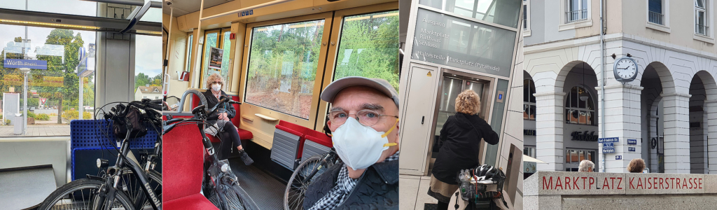 Mit dem Zug in Wörth in die S-Bahn nach Karlsruhe umsteigen