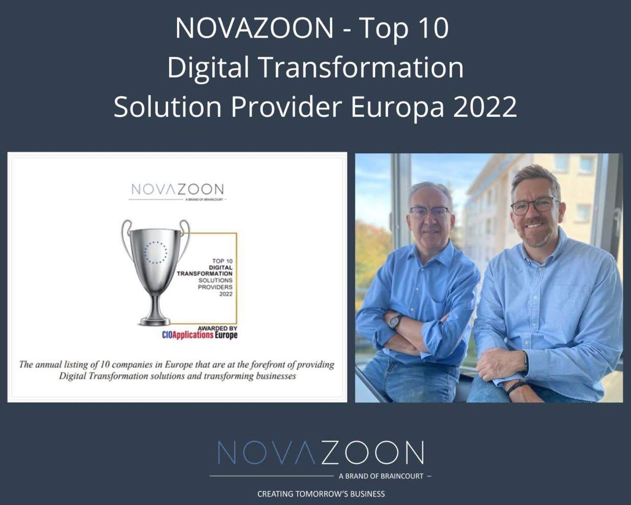 NOVAZOON TOP 10 Digital Transformation Bastian Deck