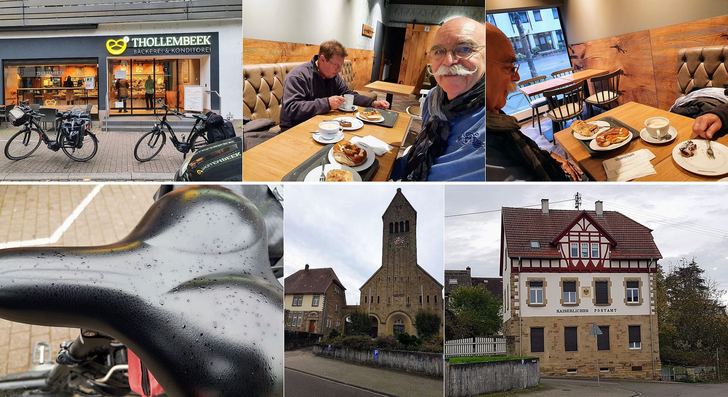 Nach dem Frühstück weiter mit dem Rad