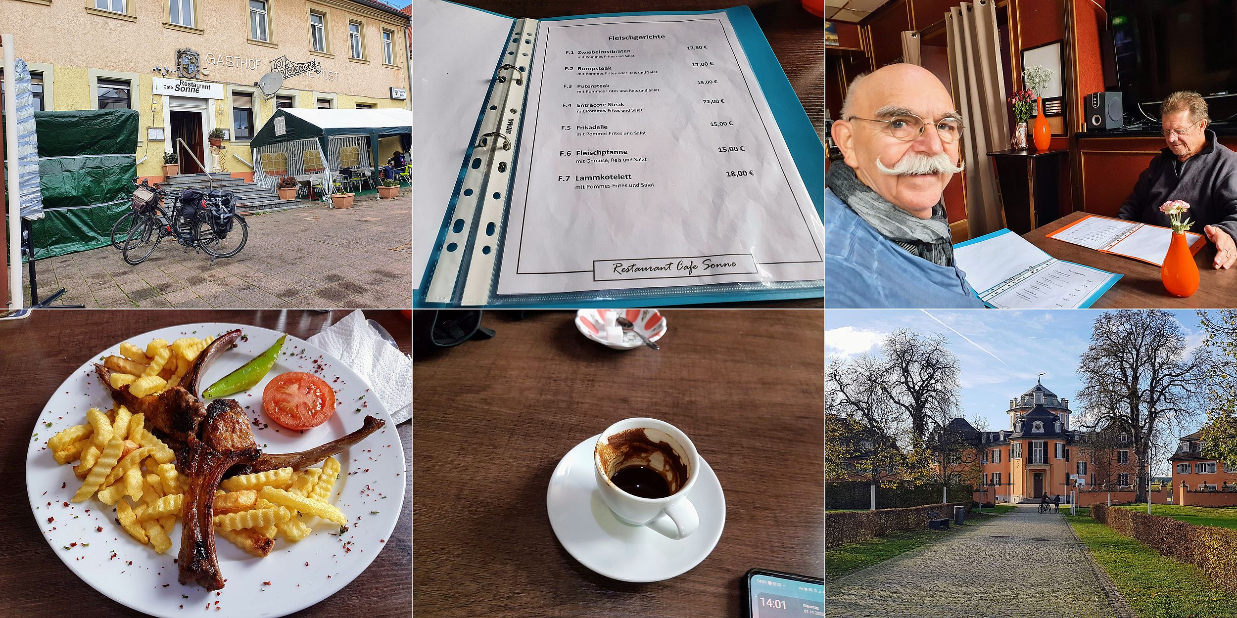 Mittagessen in Bad Langenbrücken