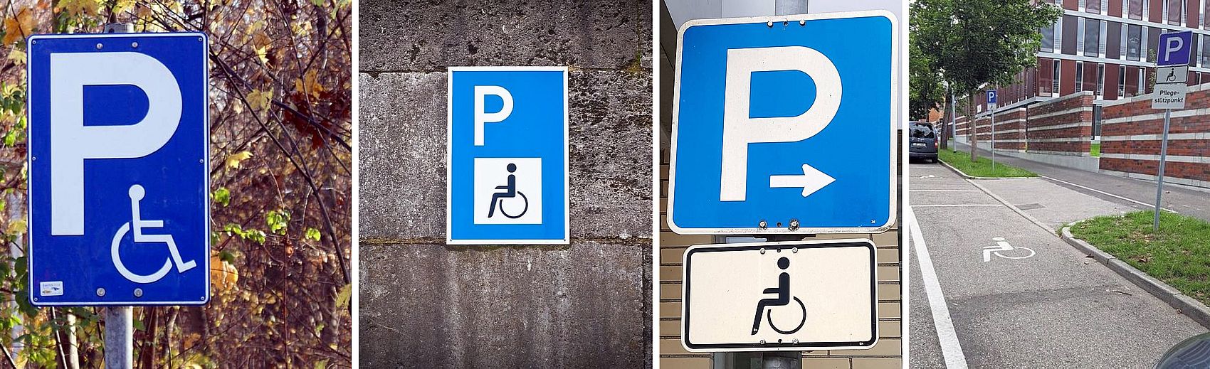 Behindertenparkplatz in Deutschland