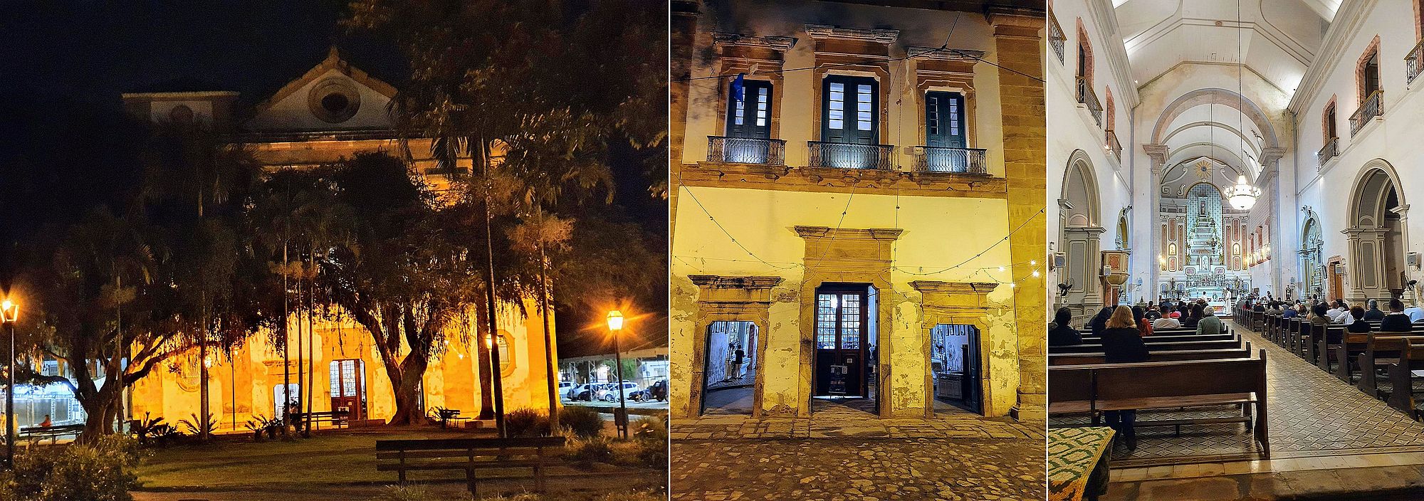 Impressionen Paraty bei Nacht menschenleer