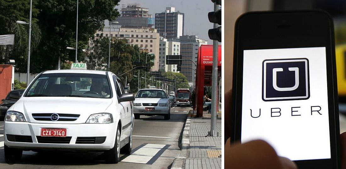 Mit Taxi oder Uber in eine Favella in Sao Paulo