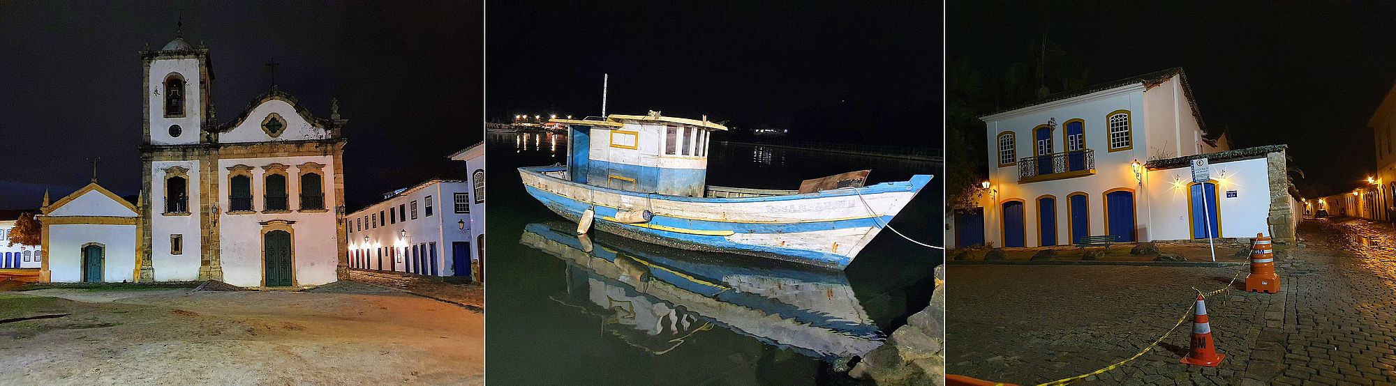 Paraty bei nacht menschenlehr