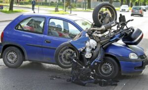 Unfall mit Motorradkurier
