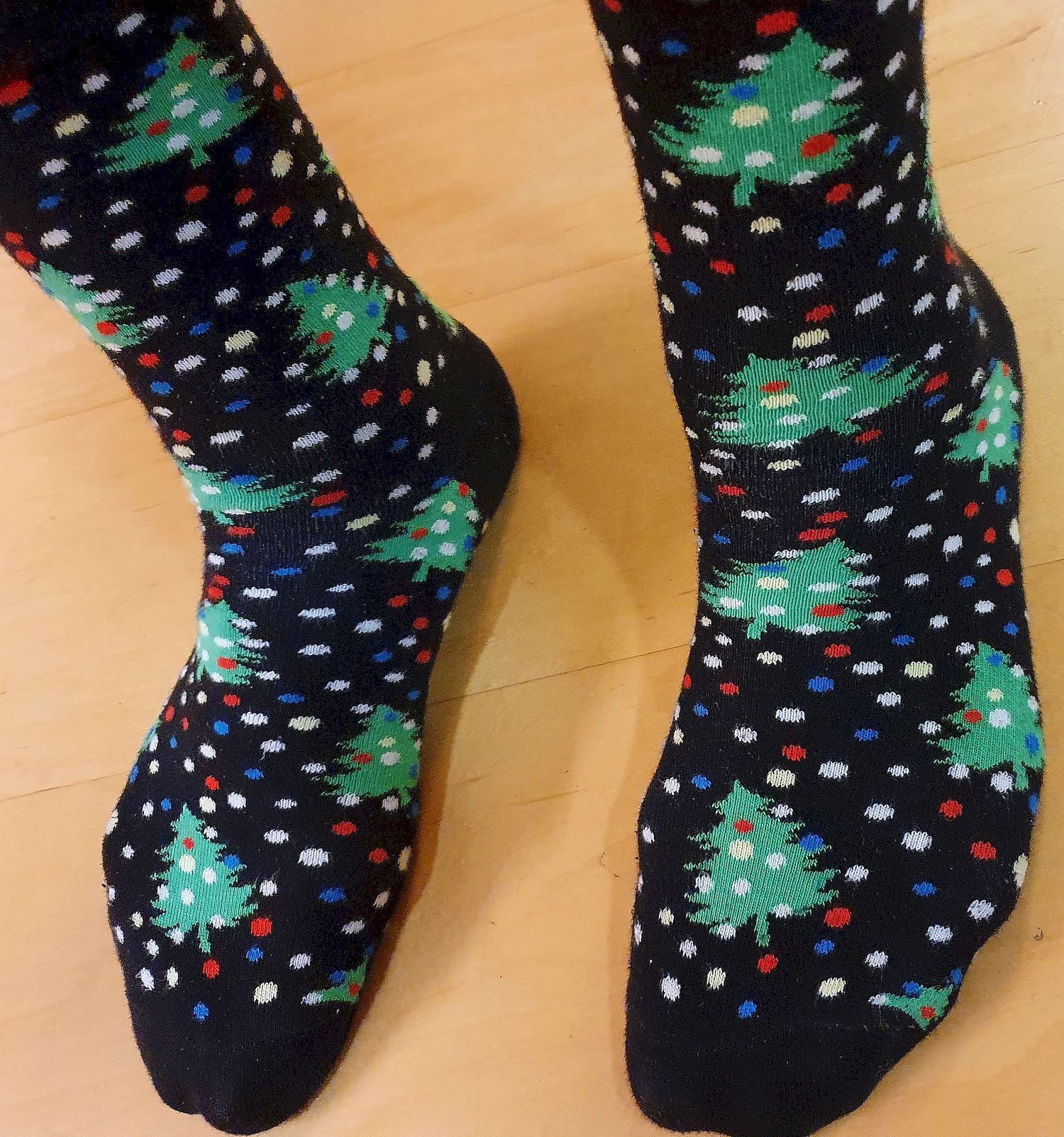 Weihnachtliche Socken