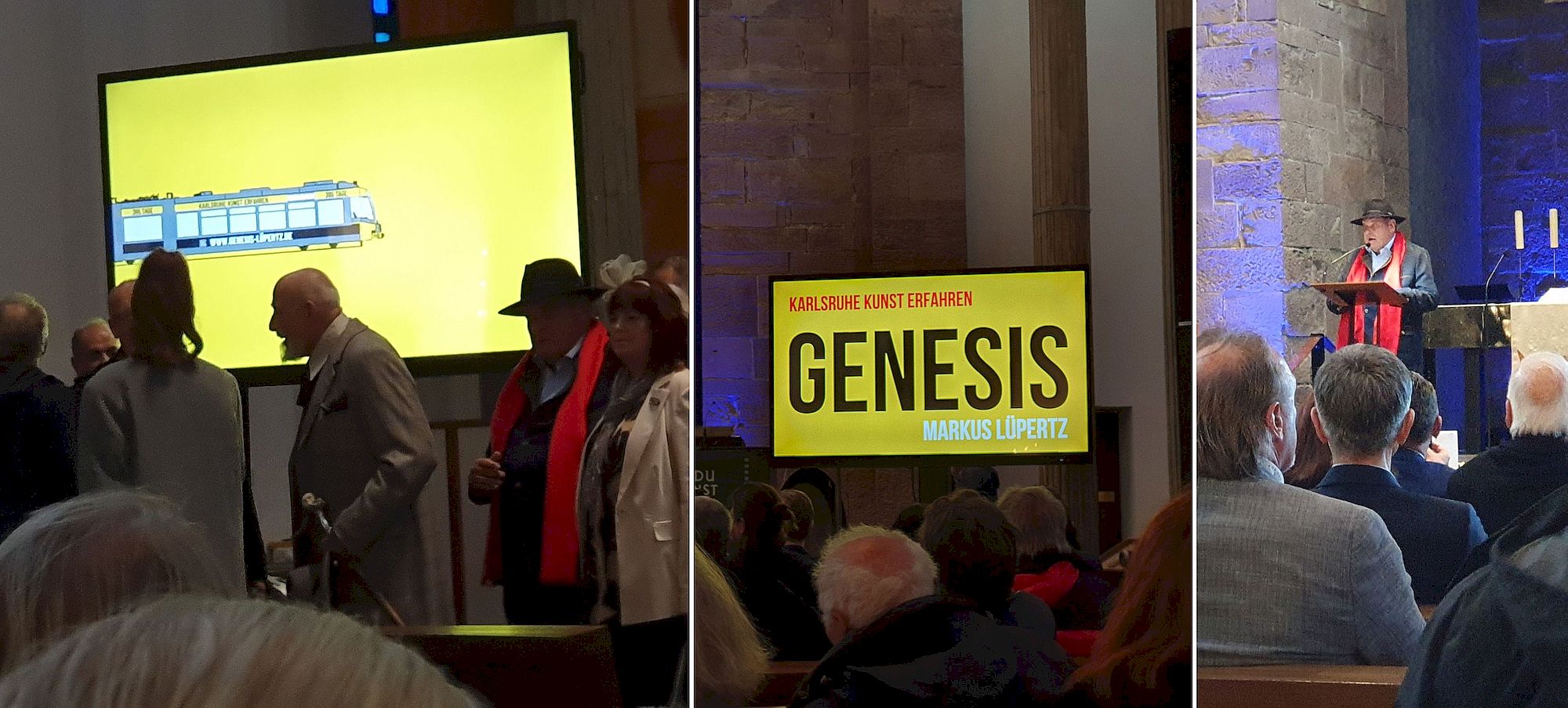 Genesis Festakt Lüpertz in Karlsruhe