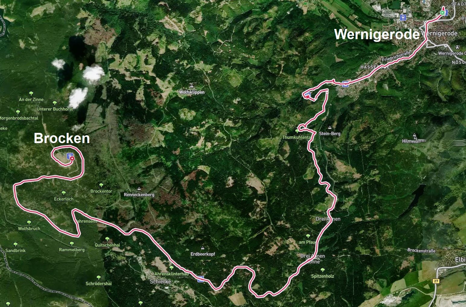 Fahrt zum Brocken mit der Harzer Schmalspurbahn